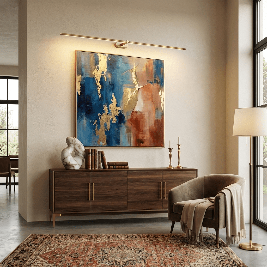 Minimalistische lineaire ledwandlamp