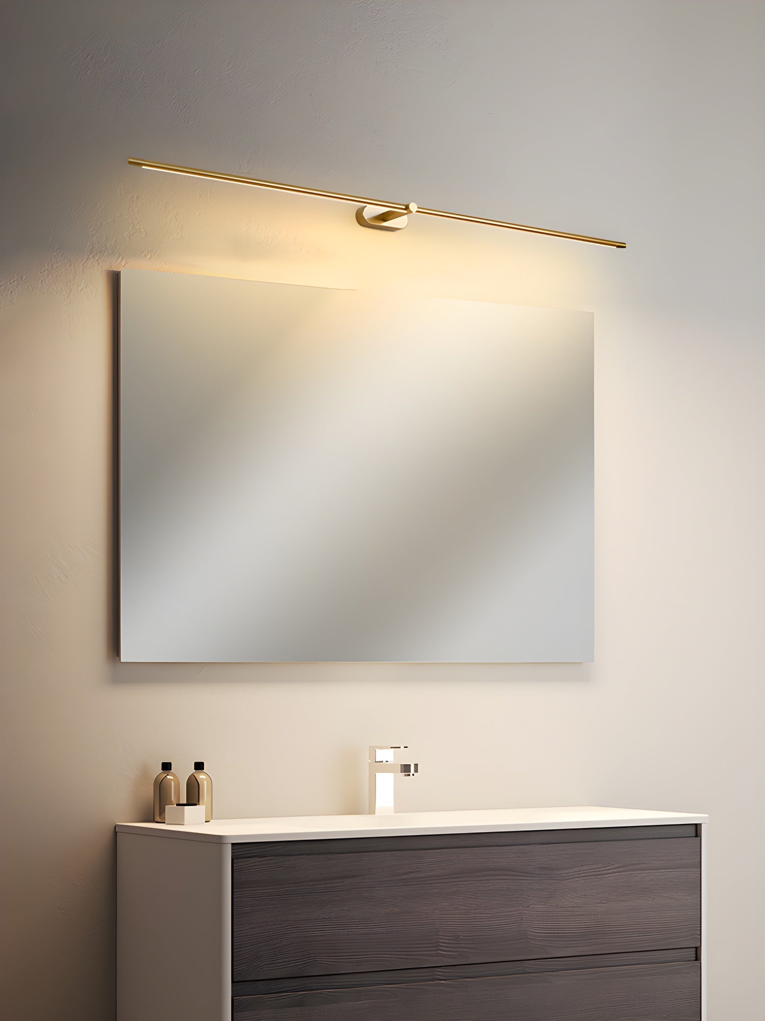 Minimalistische lineaire ledwandlamp
