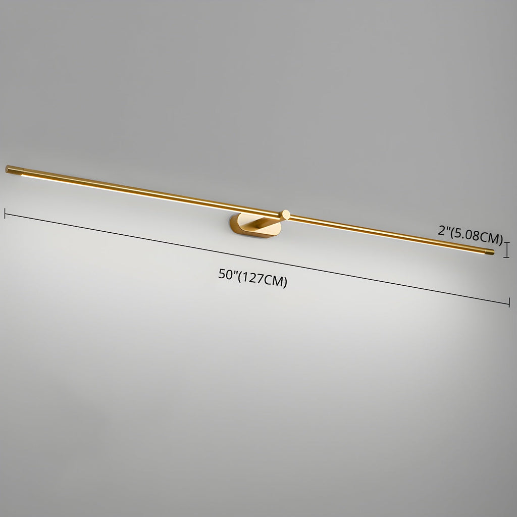 Minimalistische lineaire ledwandlamp