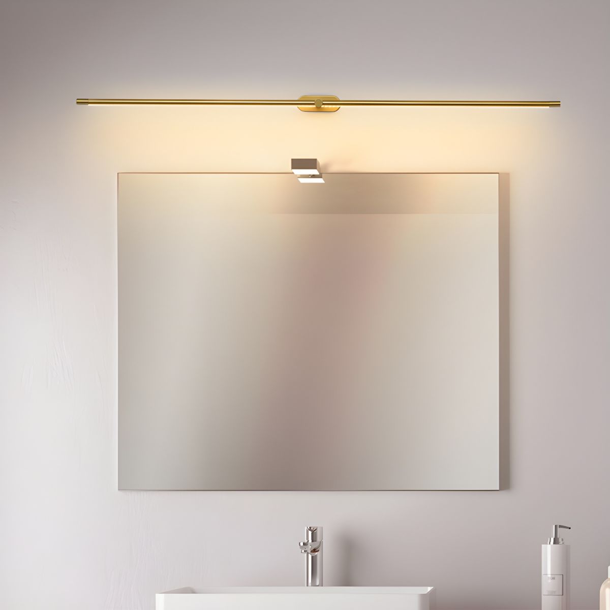 Minimalistische lineaire ledwandlamp