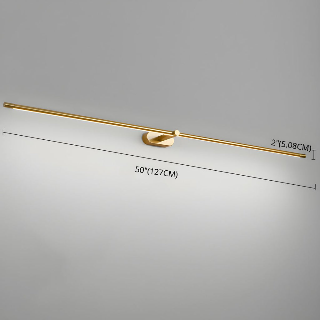 Minimalistische lineare Wandleuchte – wiederaufladbar, kabellos