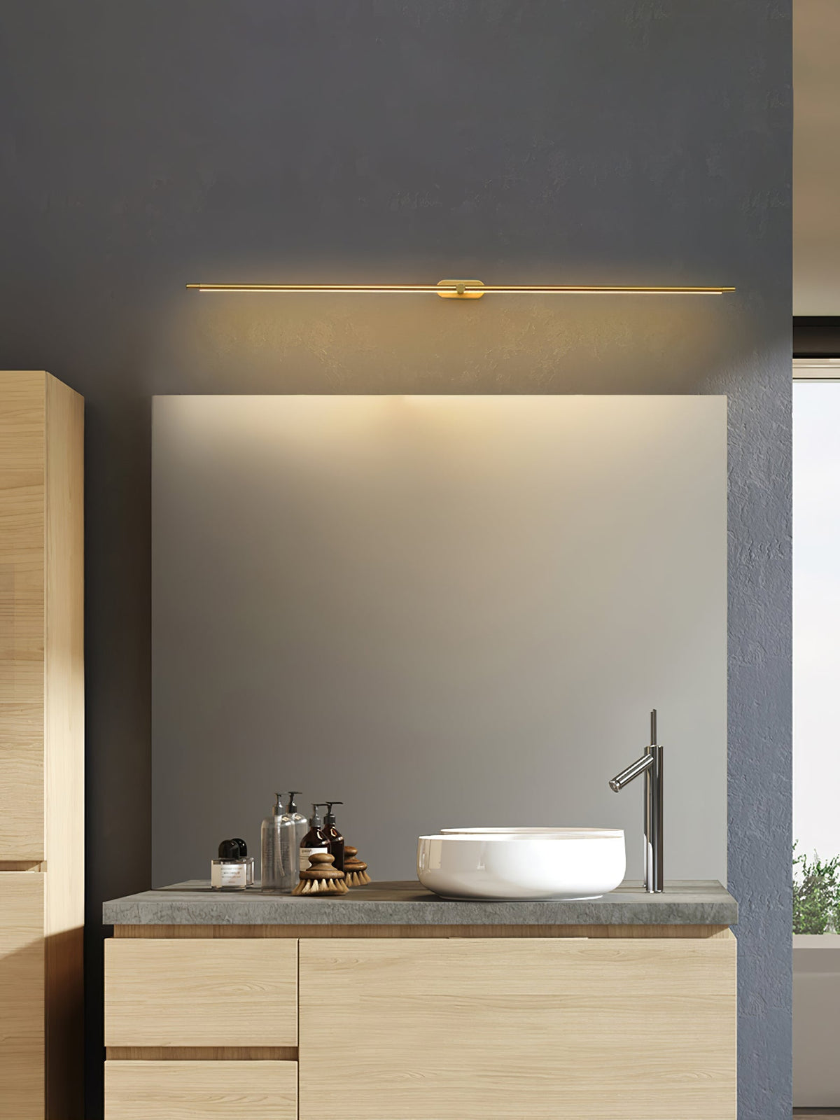 Minimalistische lineaire ledwandlamp