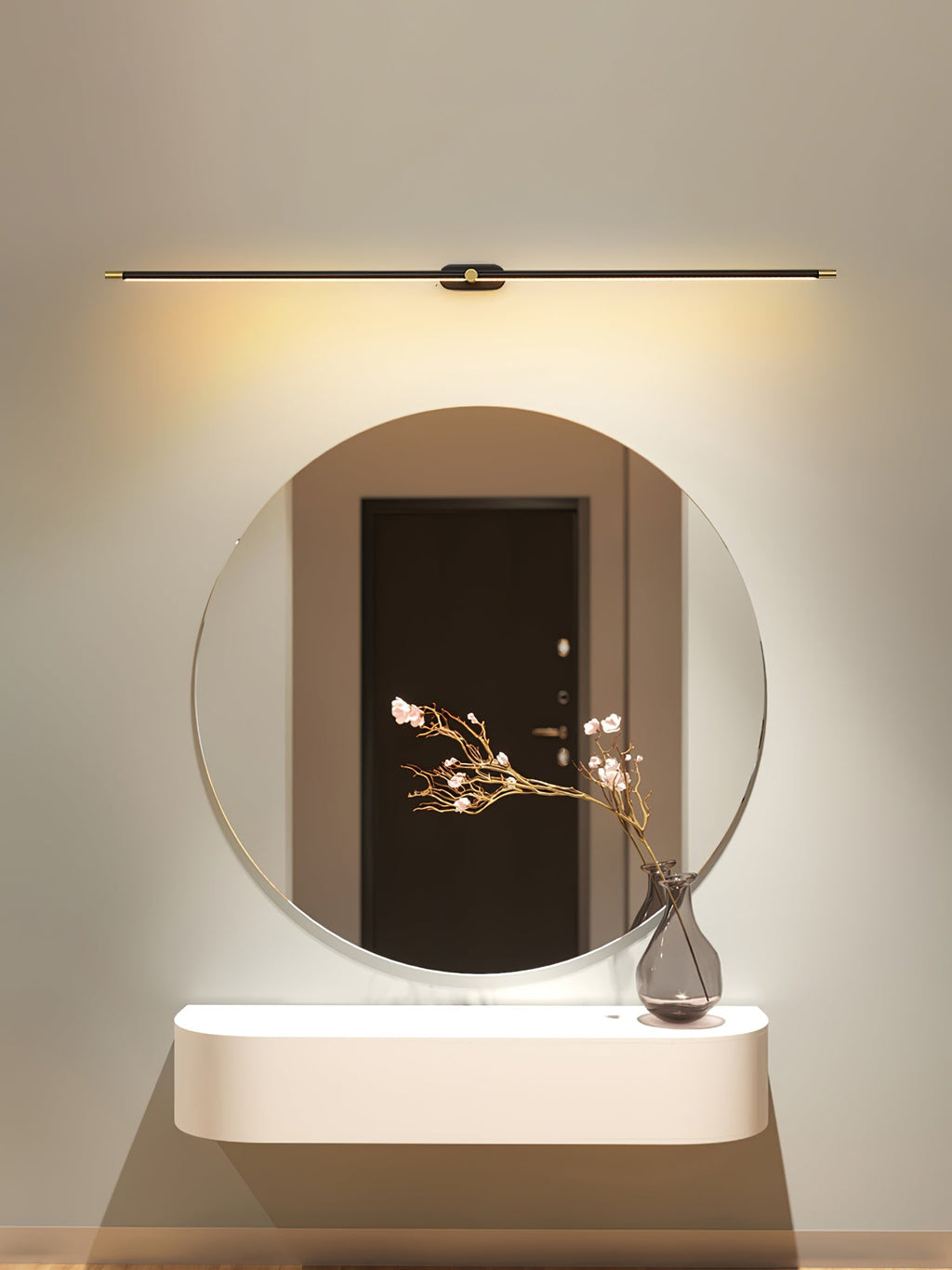 Minimalistische lineaire ledwandlamp