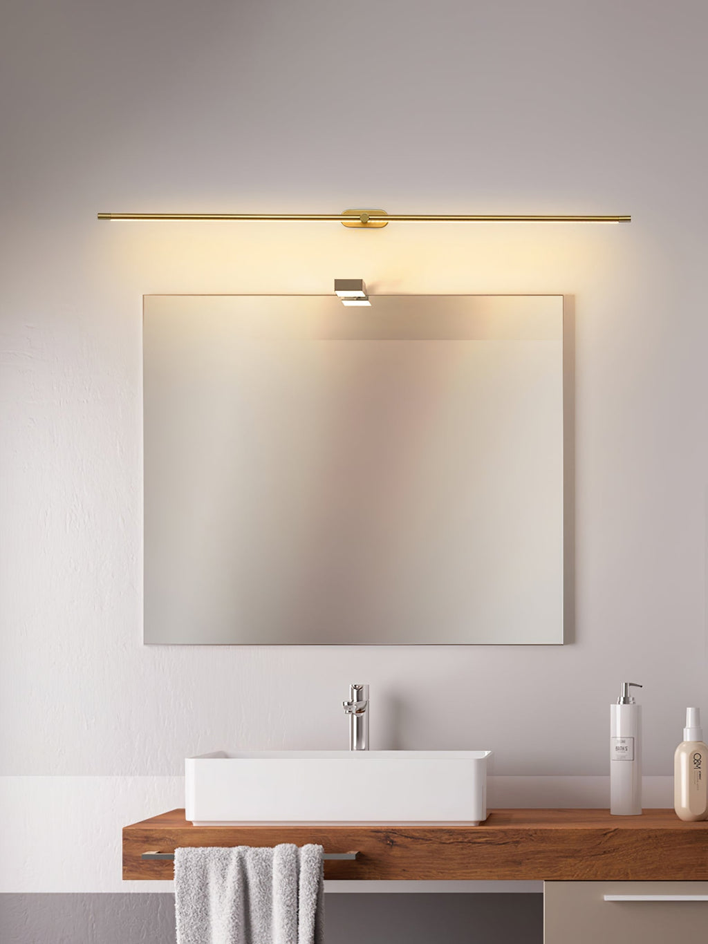 Minimalistische lineaire ledwandlamp