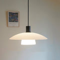 Elowen White Glass Minimalist Pendant Lamp For Modern Homes