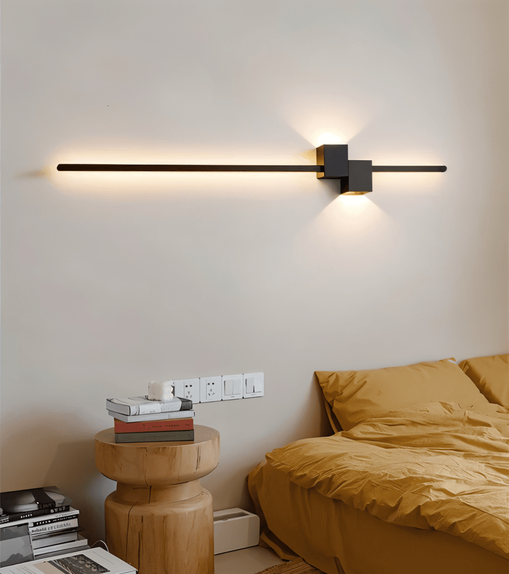Applique murale LED minimaliste AeroLine pour salons luxueux à l’ambiance moderne