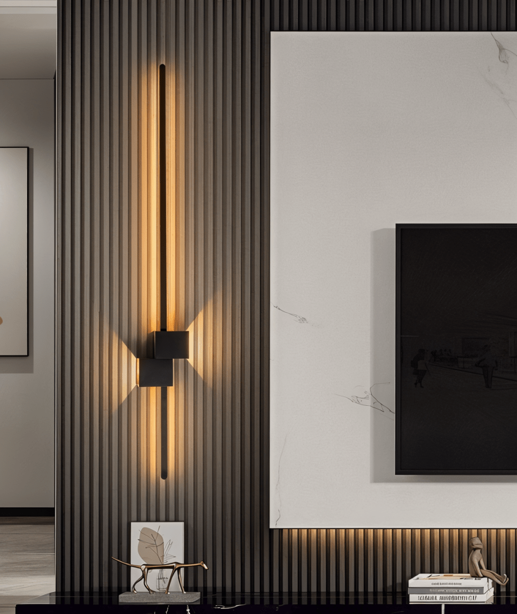 Applique murale LED minimaliste AeroLine pour salons luxueux à l’ambiance moderne