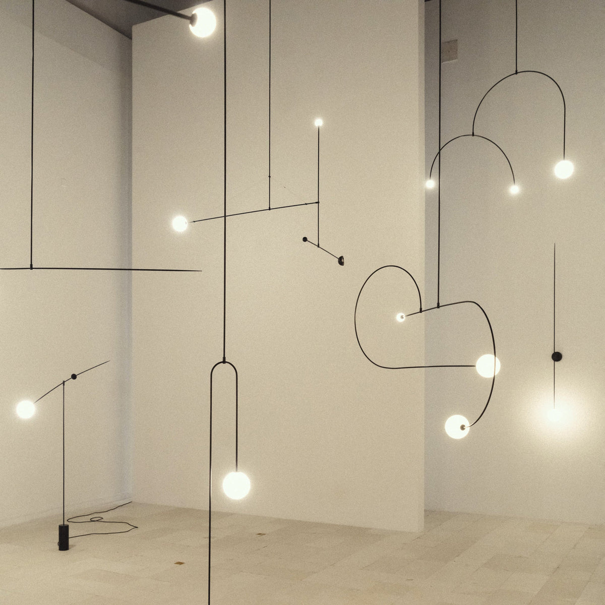 Minimalistische mobile Deckenleuchte – hängende Pendelleuchte