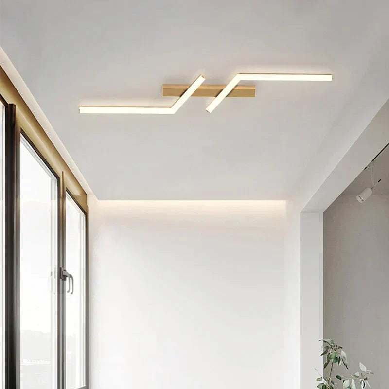 Lámpara de Techo LuminaEdge con Tira de Luz LED para Interiores Modernos
