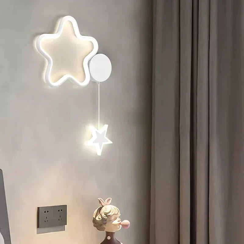 Lampe murale Étoile Lune Nuage Havre de Nébuleuse pour Décoration de Chambre
