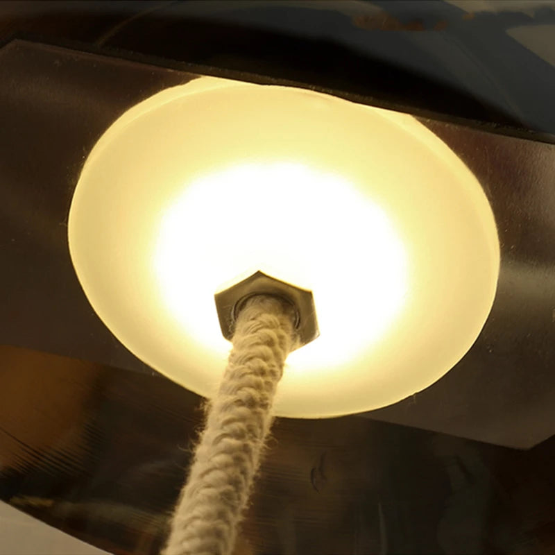 ヴァレンティナ 北欧風LEDペンダントライト - 装飾ガラスシェード