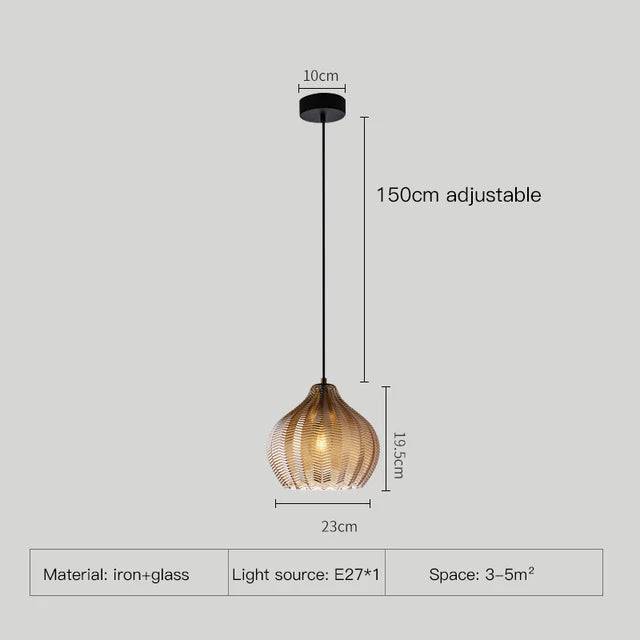 Lampu Gantung Kaca Mona