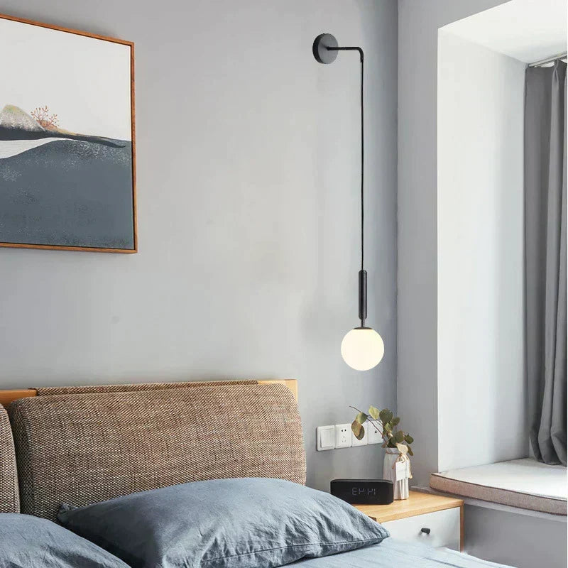 EclipseGlass – moderní nástěnné skleněné svítidlo / lampa