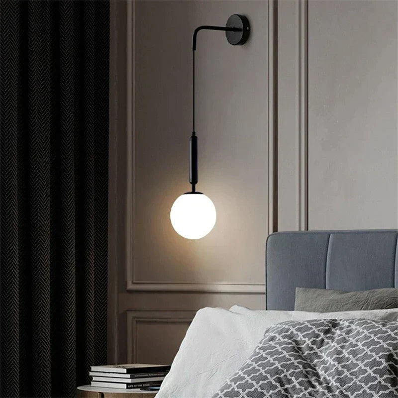 EclipseGlass – moderní nástěnné skleněné svítidlo / lampa