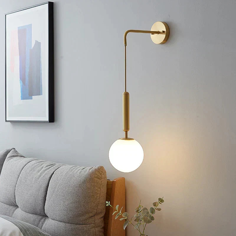 EclipseGlass – moderní nástěnné skleněné svítidlo / lampa
