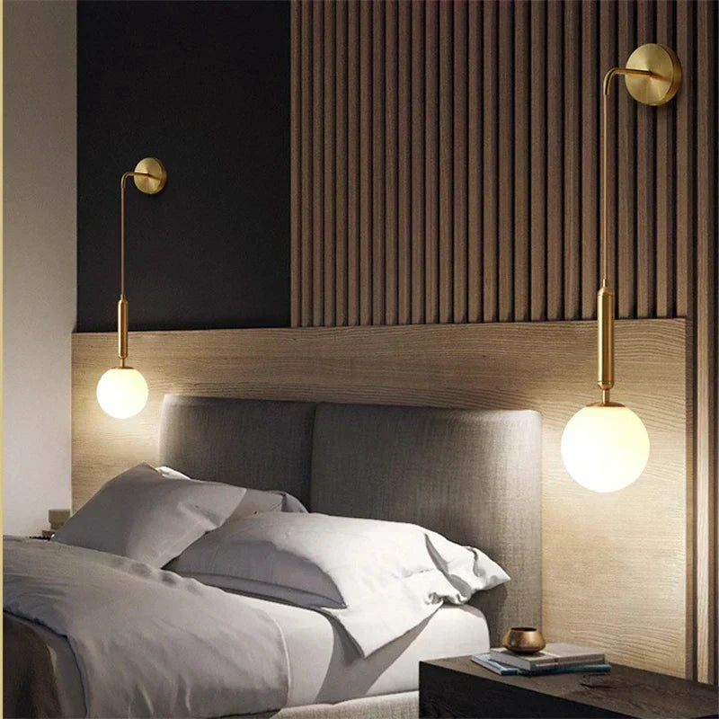EclipseGlass – moderní nástěnné skleněné svítidlo / lampa