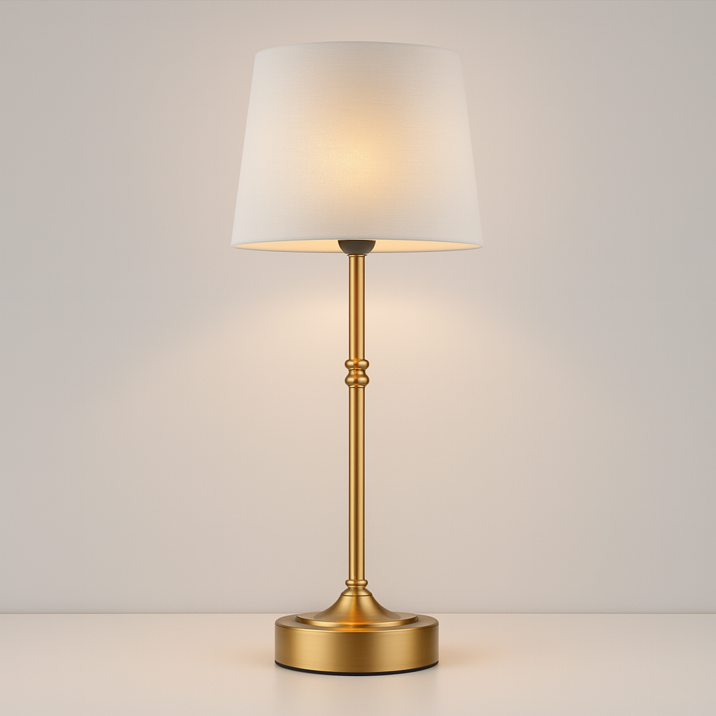 ModernGlow LED bordlampe med trådløs USB C-lading