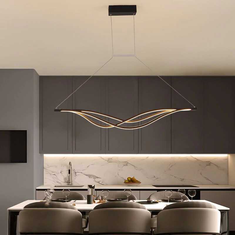 LumiArc Curved LED Pendant Light | Orntli