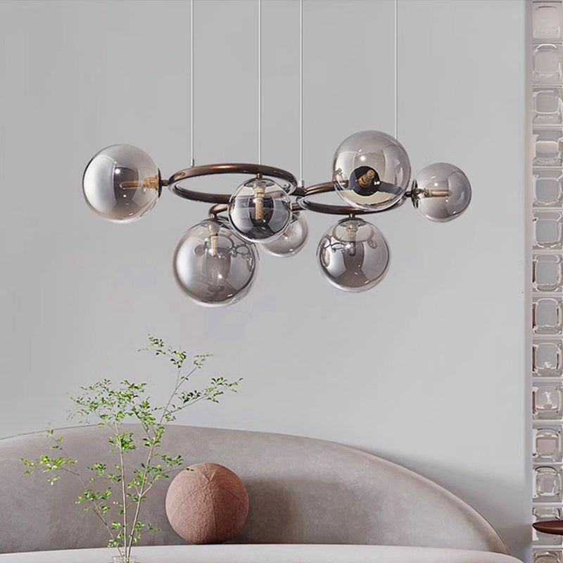 Liora Lámpara Colgante LED Regulable de 3 Anillos para Comedor