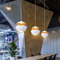 Noira | Lampă suspendată neagră sculpturală pentru interioare contemporane | Orntli