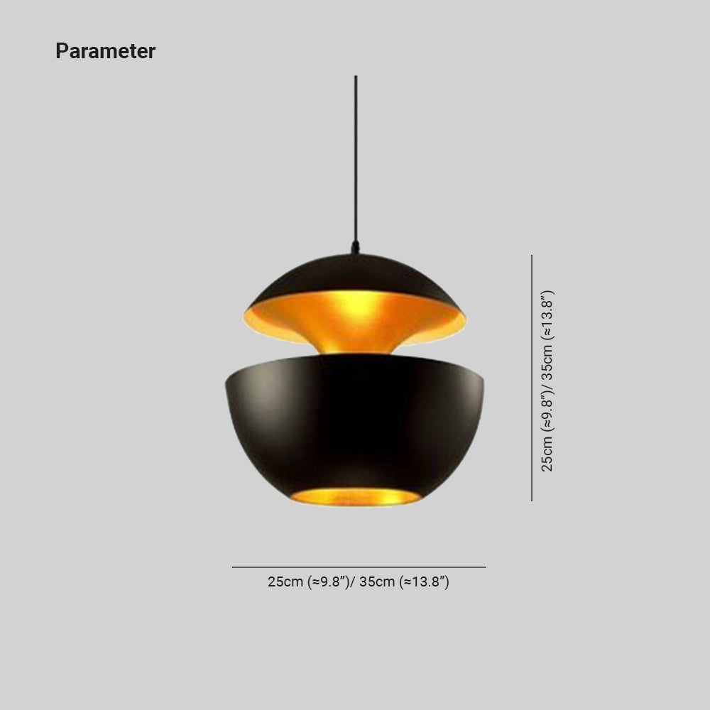 Noira | Sculptural Black Pendant Lamp for Contemporary Interiors | Orntli