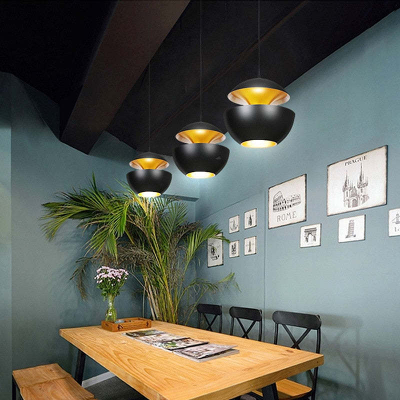 Noira | Sculptural Black Pendant Lamp for Contemporary Interiors | Orntli