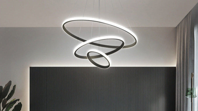 Lumiaro | Modern Spirál LED Csillár, Szobrászati Központi Világítás | Orntli