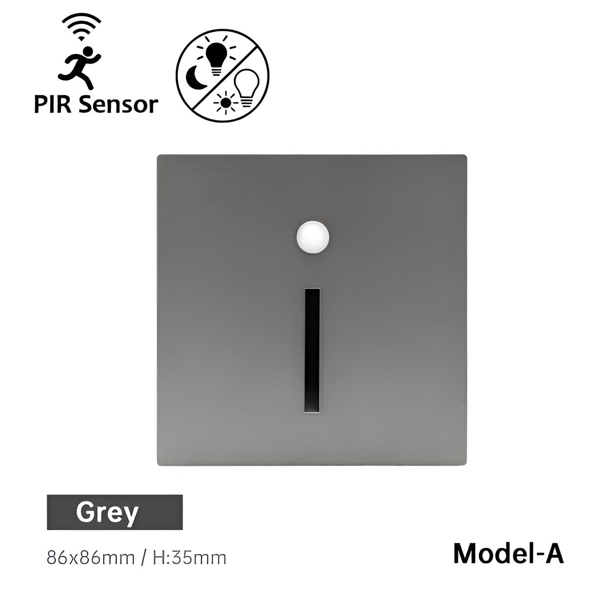 Kortárs beépített LED fali lámpa beltéri lépcsőkhöz | Orntli