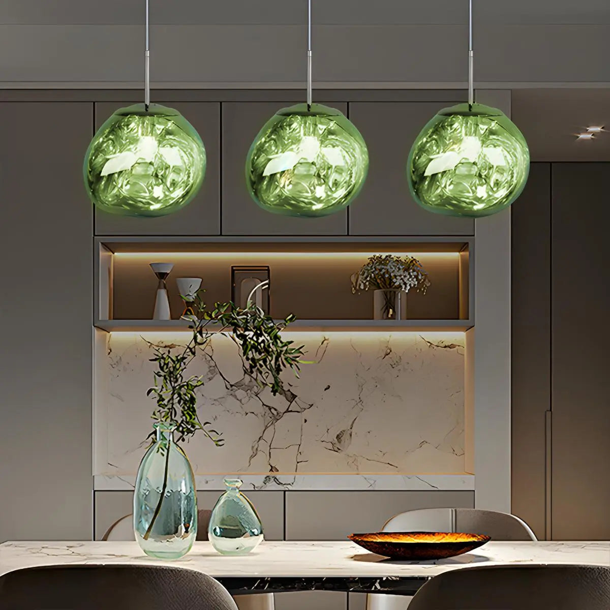 מנורת תלייה מודרנית מלבנית לחדר אוכל - Orntli