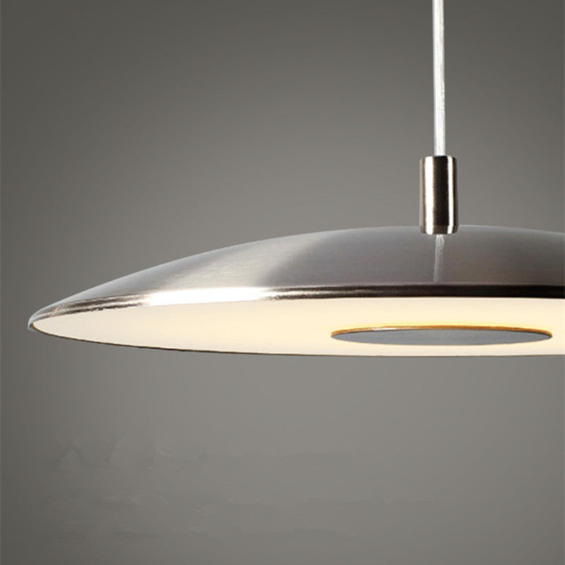 Nordic Modern LED Pendant Light in Iron and Nickel by Lumenor