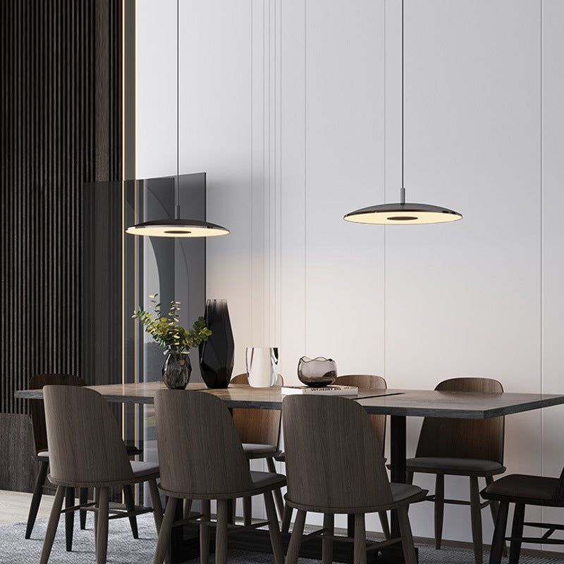 Nordic Modern LED Pendant Light in Iron and Nickel by Lumenor