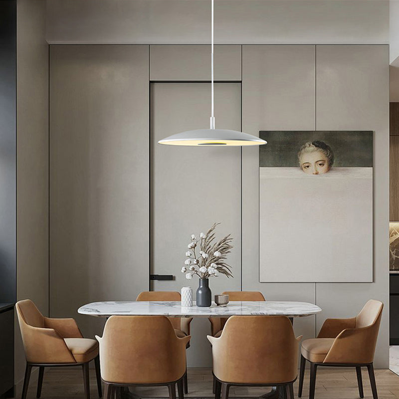 Nordic Modern LED Pendant Light in Iron and Nickel by Lumenor