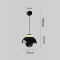 Luminária Pendente LED Nórdica Skovra Botão de Flor Design Elegante