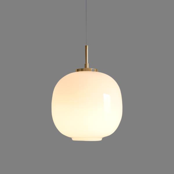 Radihous Modern Nordic Opal Glass Lantern Pendant Light