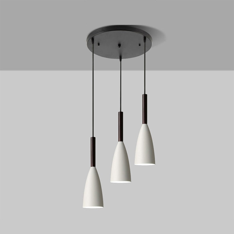 Nordila 3-Light Scandinavian Pendant With Adjustable Cable