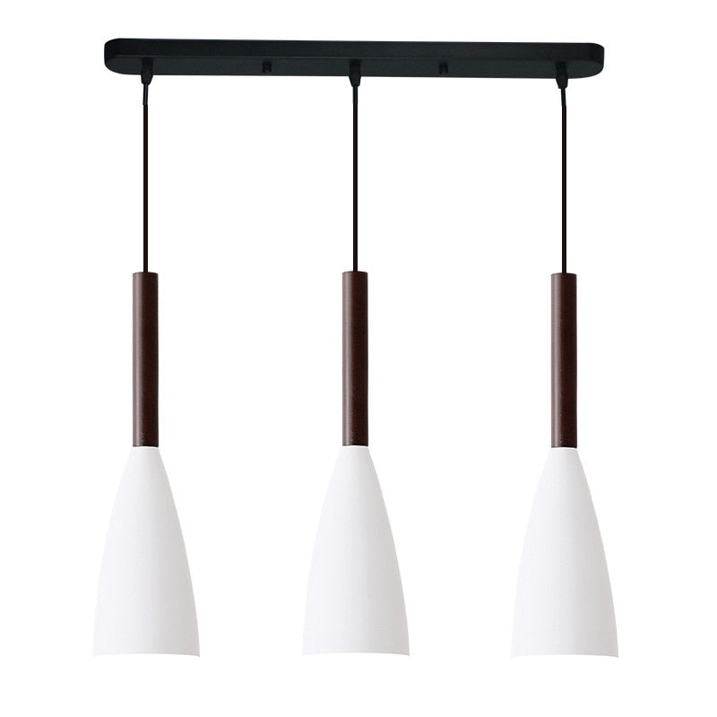 Nordila 3-Light Scandinavian Pendant With Adjustable Cable