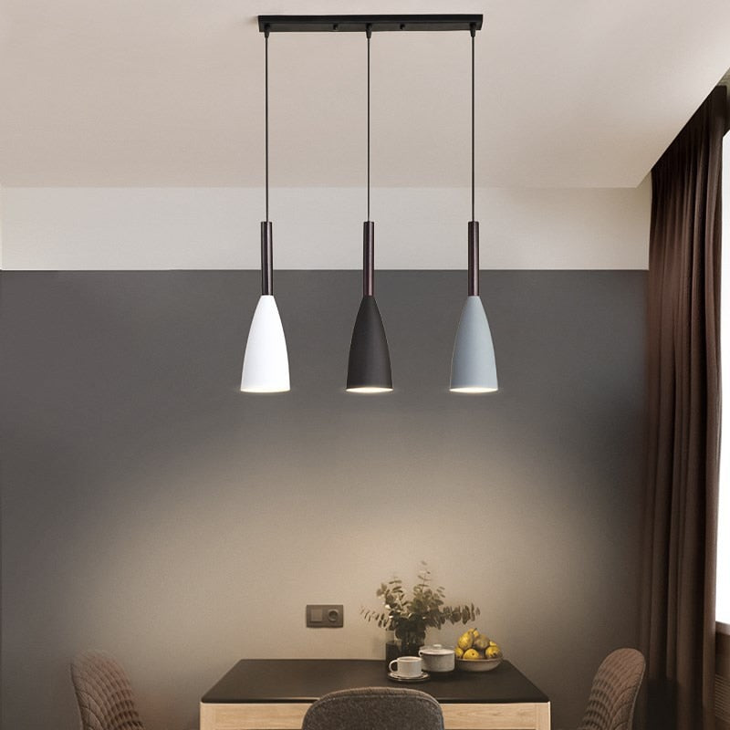 Nordila 3-Light Scandinavian Pendant With Adjustable Cable