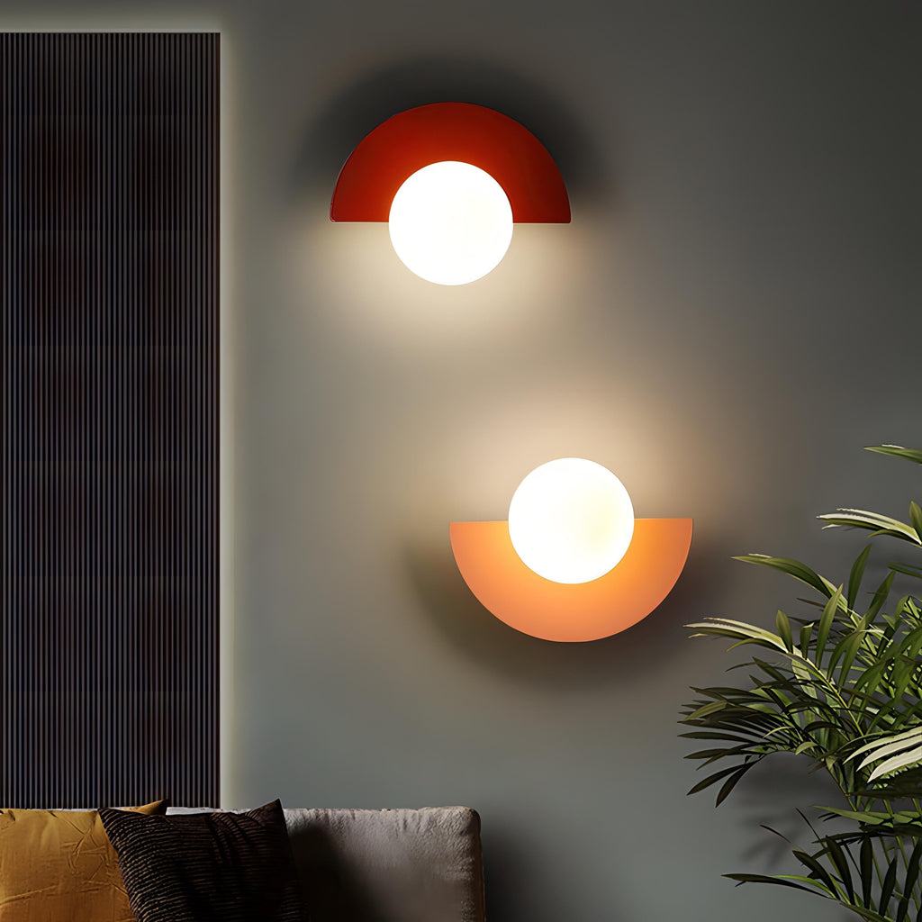 Novara Semicircular Wall Light | Orntli