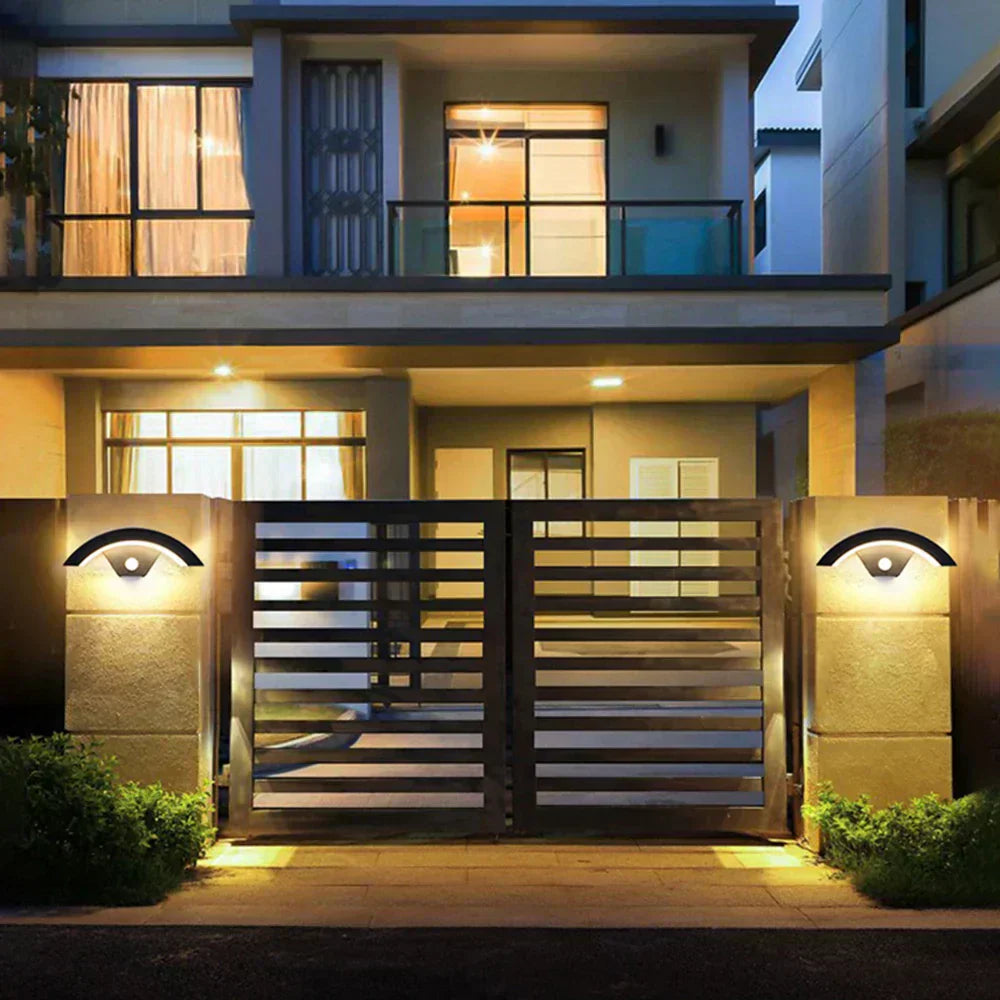 GardeLumiere - Lampa z czujnikiem do bezpieczeństwa na zewnątrz