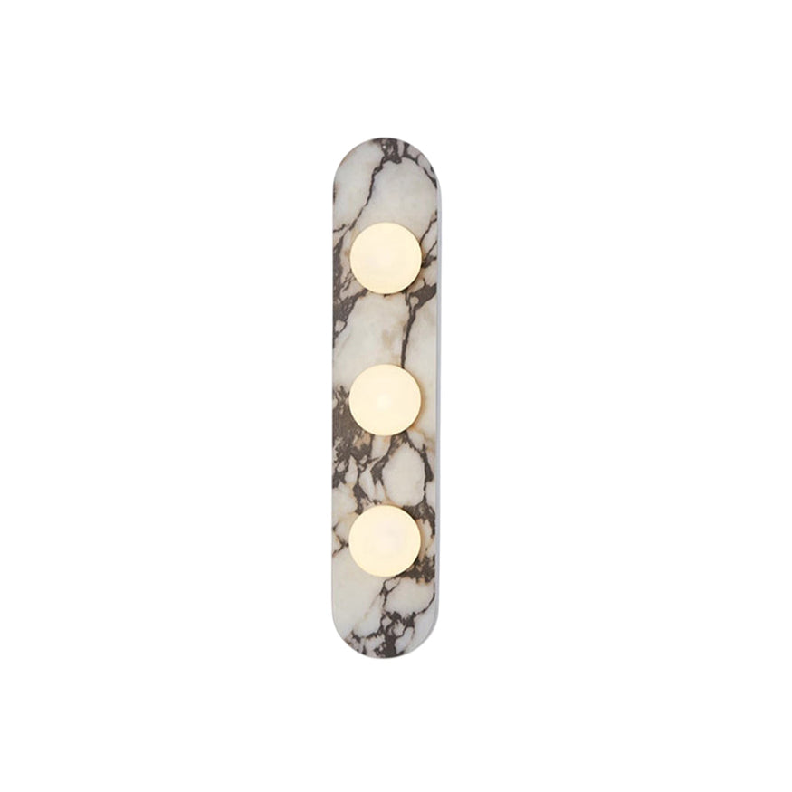 Lampada da parete Domil in marmo — design mid-century