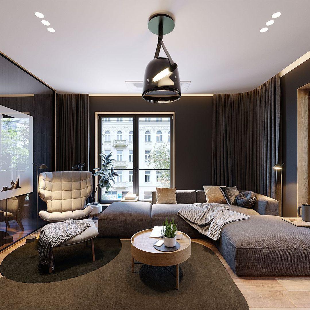 Candeeiro suspenso Penumbra — LED tubular