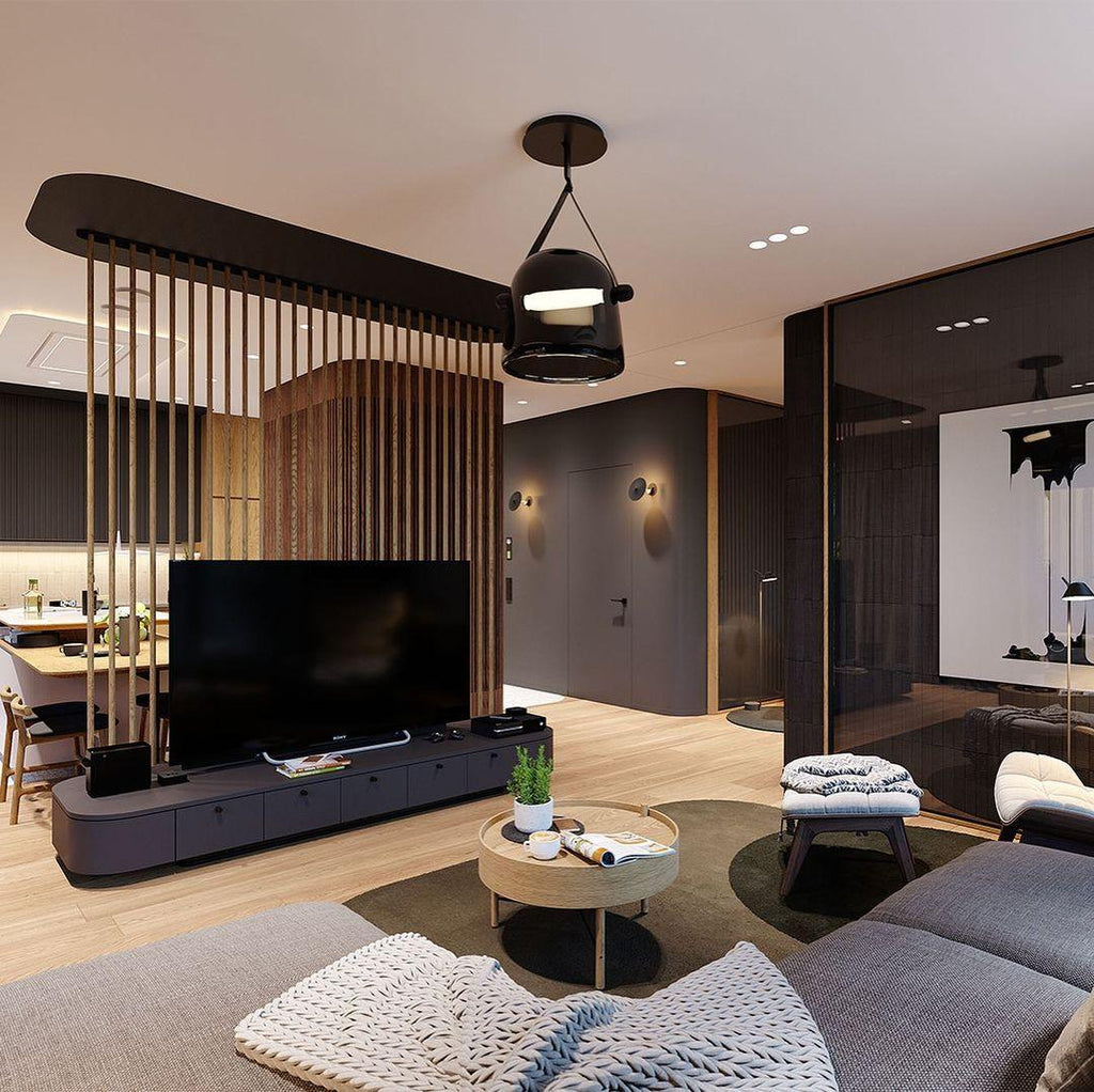 Candeeiro suspenso Penumbra — LED tubular