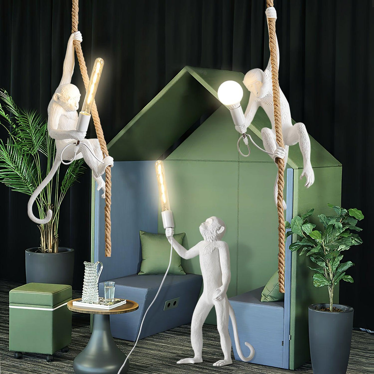 Novelty-Affen-Deckenleuchte – Dekorative Pendelleuchte