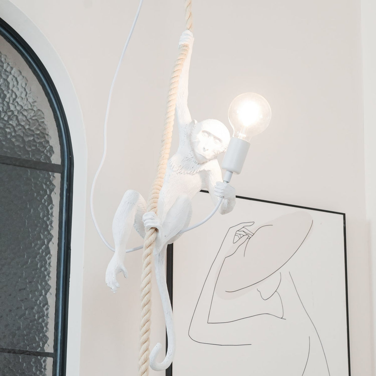 Novelty-Affen-Deckenleuchte – Dekorative Pendelleuchte