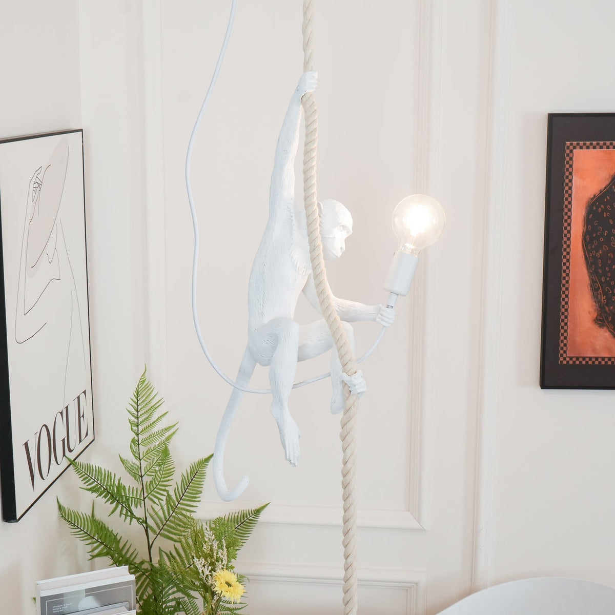 Novelty-Affen-Deckenleuchte – Dekorative Pendelleuchte