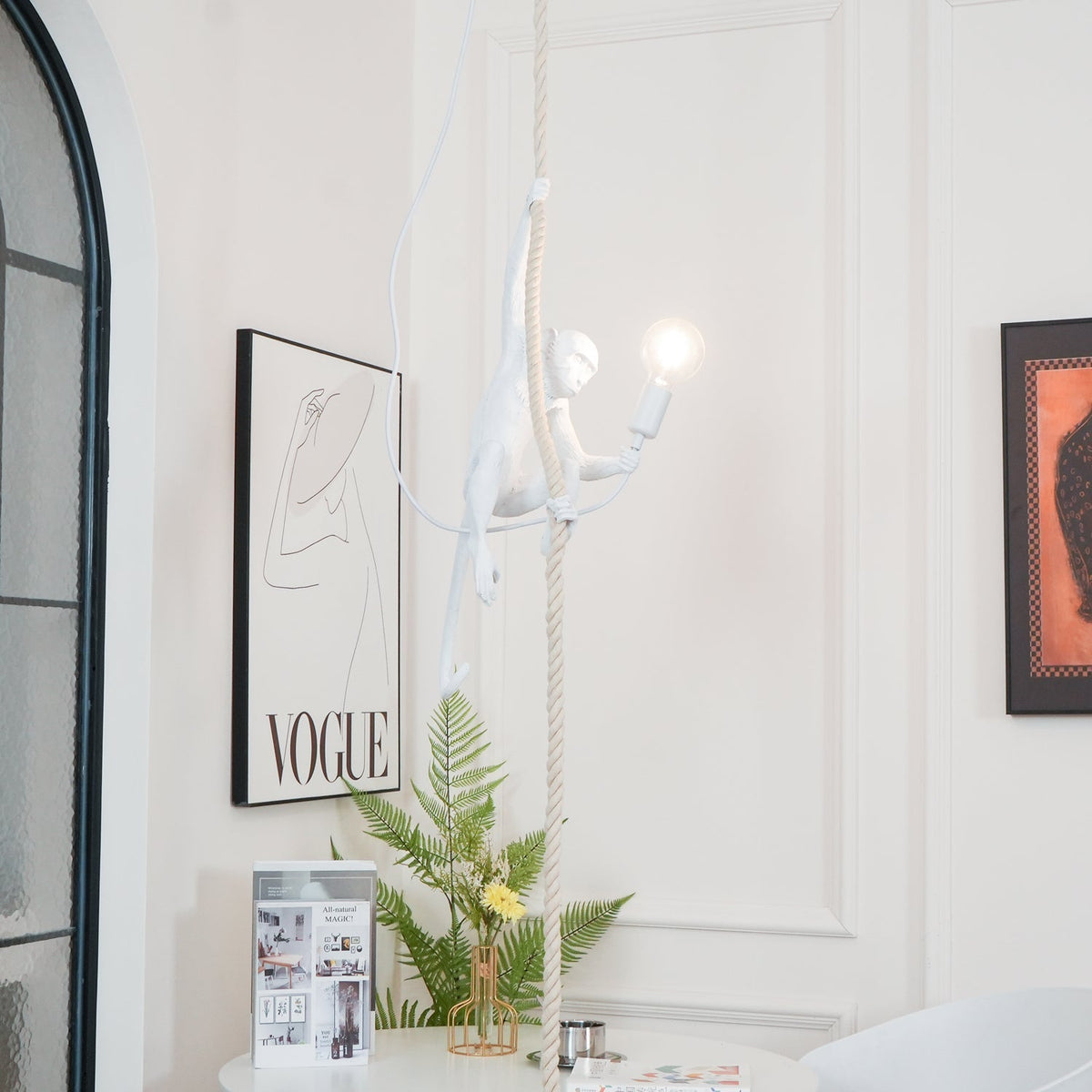 Novelty-Affen-Deckenleuchte – Dekorative Pendelleuchte