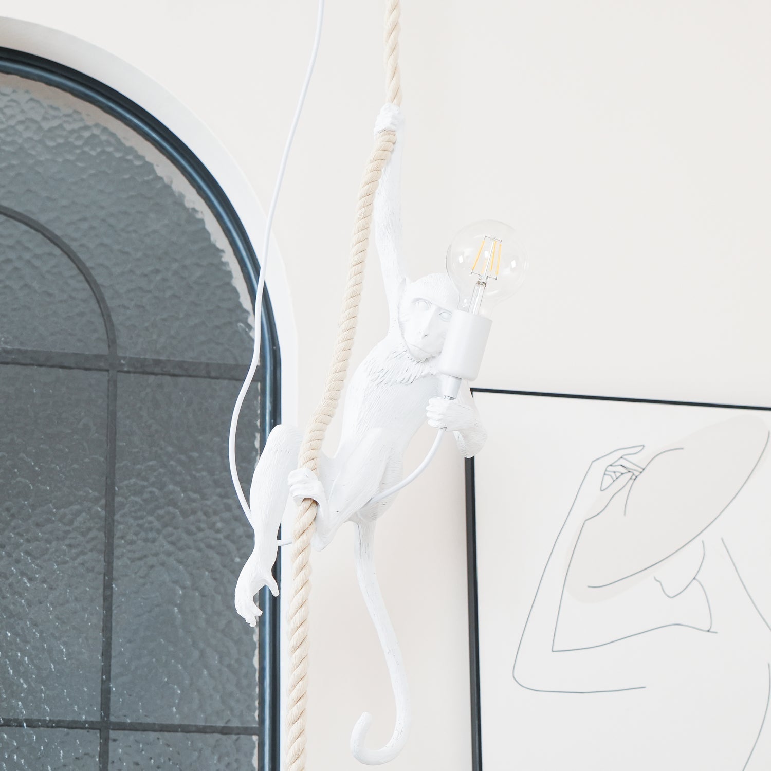 Novelty-Affen-Deckenleuchte – Dekorative Pendelleuchte