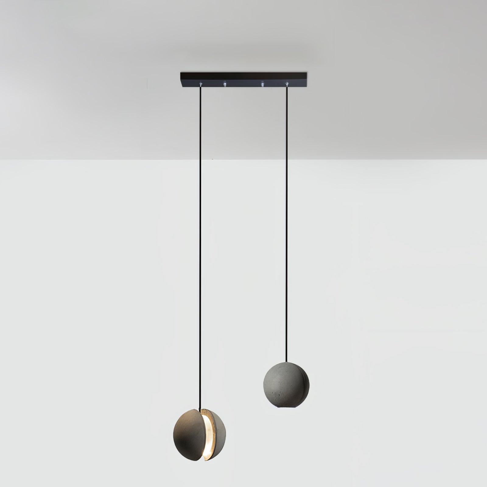 Lámpara colgante de hormigón minimalista Moon – Luz de techo moderna