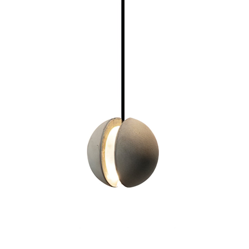 Lámpara colgante de hormigón minimalista Moon – Luz de techo moderna