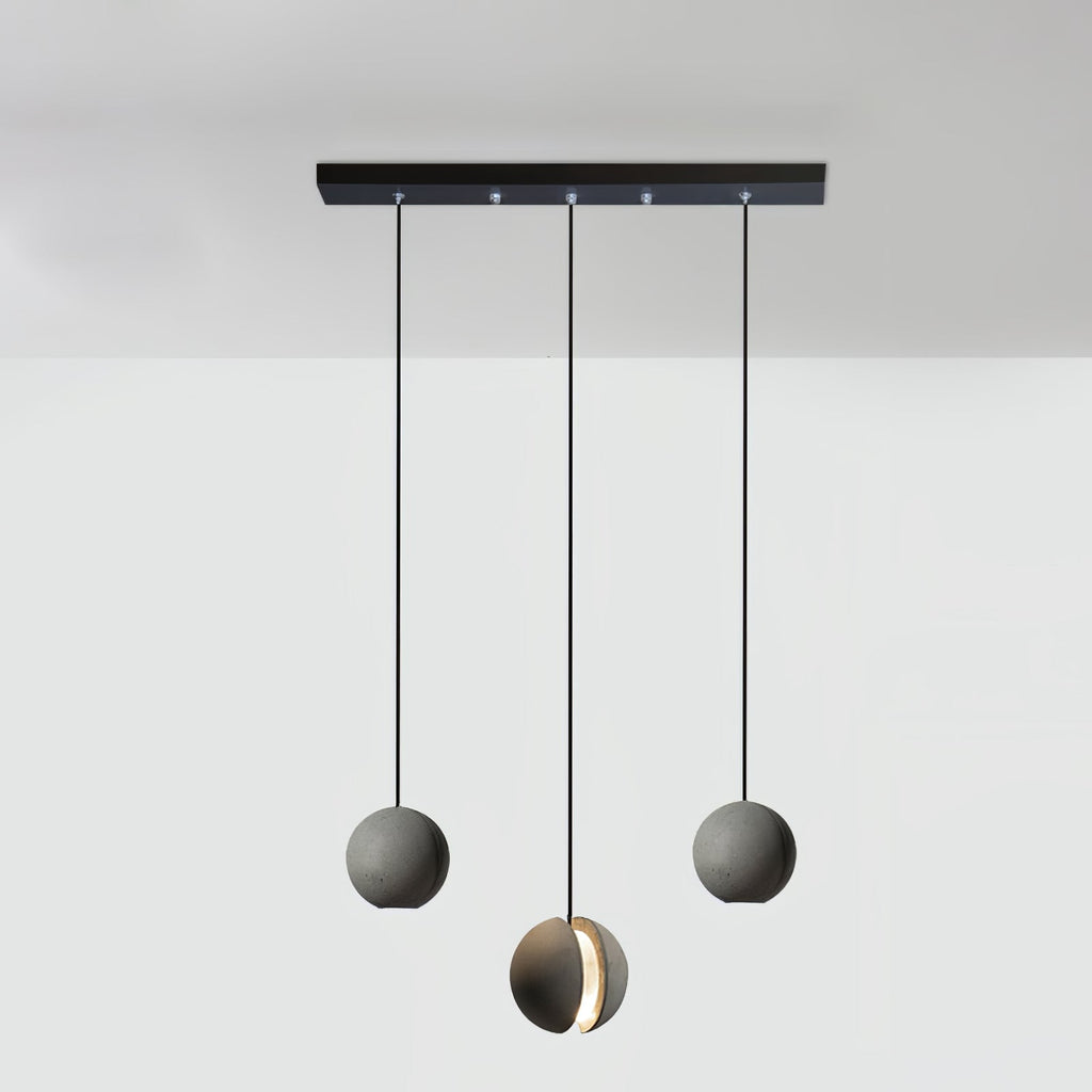 Lámpara colgante de hormigón minimalista Moon – Luz de techo moderna